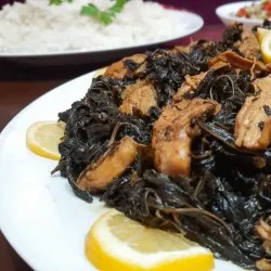 ملوخية بالدجاج