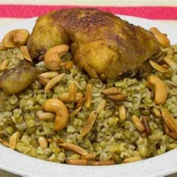 رز وفريكة بالدجاج